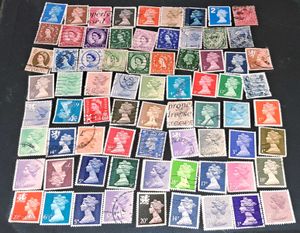 70+ British GB Queen stamps