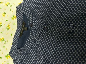 women’s Navy Blue Printed Shirt