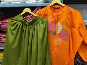 kurti with plazzo bottom