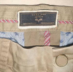 Authentic ZARA Men's Tan Pants