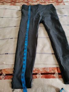 Chic Grey Linen Blend Pants