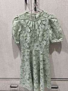 Forever New Lace Puff Sleeve Dress