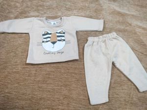 Cute Tiger Print Baby Set