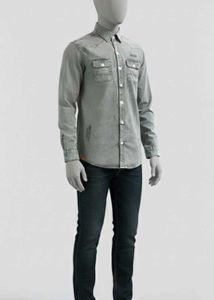 Vintage Wash Denim Shirt