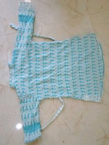 Elegant Sky Blue Kurta Set