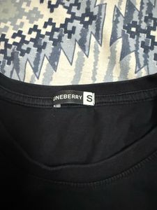 Black T-Shirt with Eye Graphic