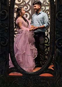 Lehenga Choli Design Party Wear Pink Colour
