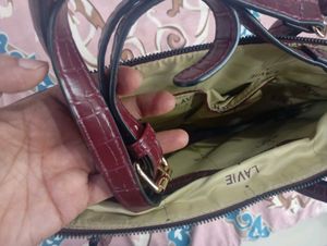 lavie snake print laptop bag