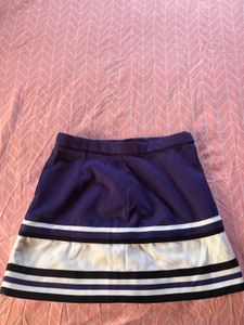 Purple &amp; White Skirt