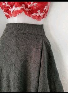 Gray Asymmetrical Skirt(size-30,34)