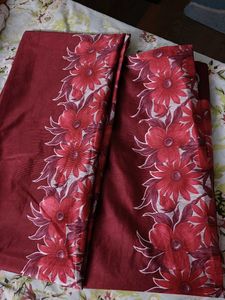 one beautiful floral curtain