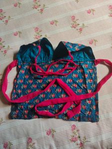 y2k desi top boho halter neck to