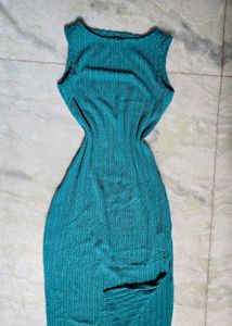 Ribbed Bodycon Midi Dress