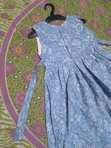 Cute Blue Floral Baby Dress