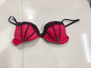 offer sexy Vibrant Red & Black Lace Bra