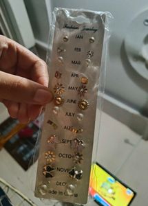 Monthly Themed Stud Earring Set