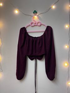 Chic Ruched Crop Top