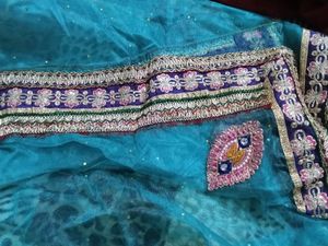 Gorgeouse Multi Color Lahnga Chunni &amp; Blouse