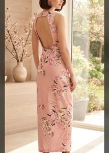 Harpa Floral Print A-line Wrap Dress