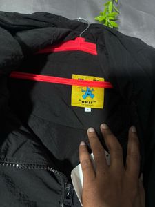 Black Hooded Jacket