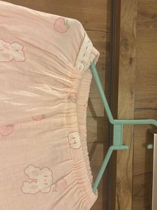 Cute Pink Bunny Print Pajama Pants