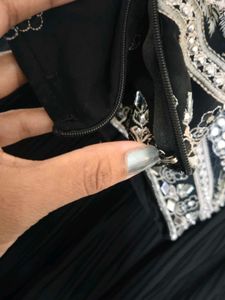 Stunning Embellished Black Lehenga Choli Top