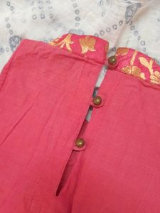 Y2K DESI SHORT KURTI HALTER NECK TOP