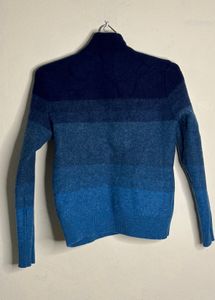 Men's Ombre Half-Zip Sweater
