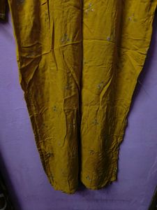 🎀150rs SALE🎀Mustard Yellow Embroidered K