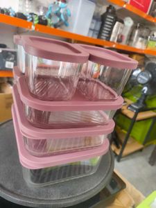 Glass Food Storage Containers - Set of 7