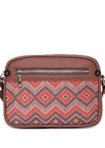 Zouk Geometric Pattern Crossbody Bag