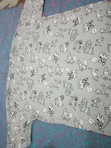 Cute Dog Print T-Shirt