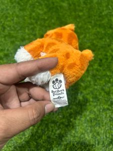 Mini Plush DOG BFF Orange White Best Furry Friend