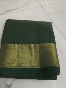 Savan Special Green Saree Chanderi Silk