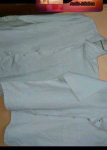 White Shirt half sleeve..2 quantity
