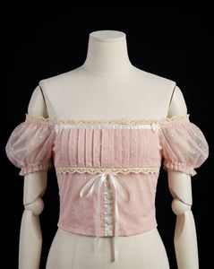 Cute Pink Puff Sleeve Top
