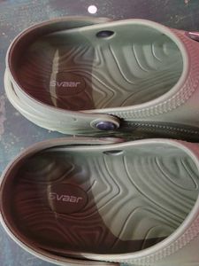 Comfortable Khaki Clogs