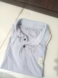 Classic Grey Polo T-Shirt