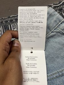 Trendy Tweed Pocket Wide-Leg Jeans