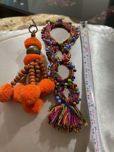 Handmade Pom-Pom &amp; Mirror Tassels