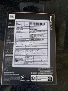 JBL Wave Beam Wireless Earbuds - Brand New!