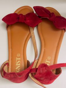 Red Sandals