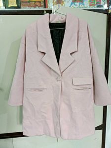 Pastel Pink Oversized Coat