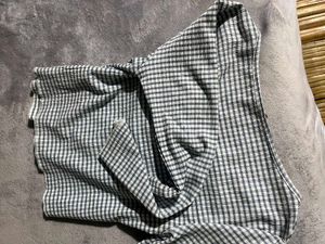 Gingham Print Cropped Top