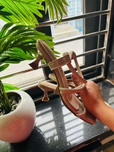 Strappy Nude Heels