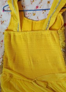 Vibrant Yellow gown