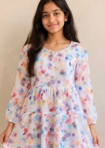 Tiered Floral Print Tunic