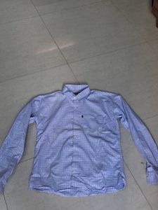 Men's Blue Checkered Shirt