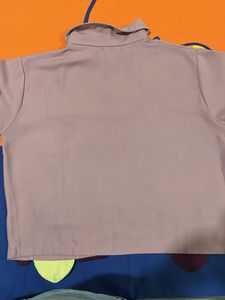 Cute Heart Print Polo Shirt