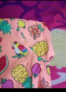 2-3 year Adorable Fruit Print Girls Dress